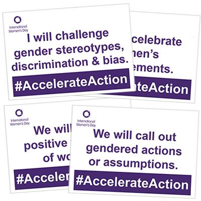 IWD Pledge Cards
